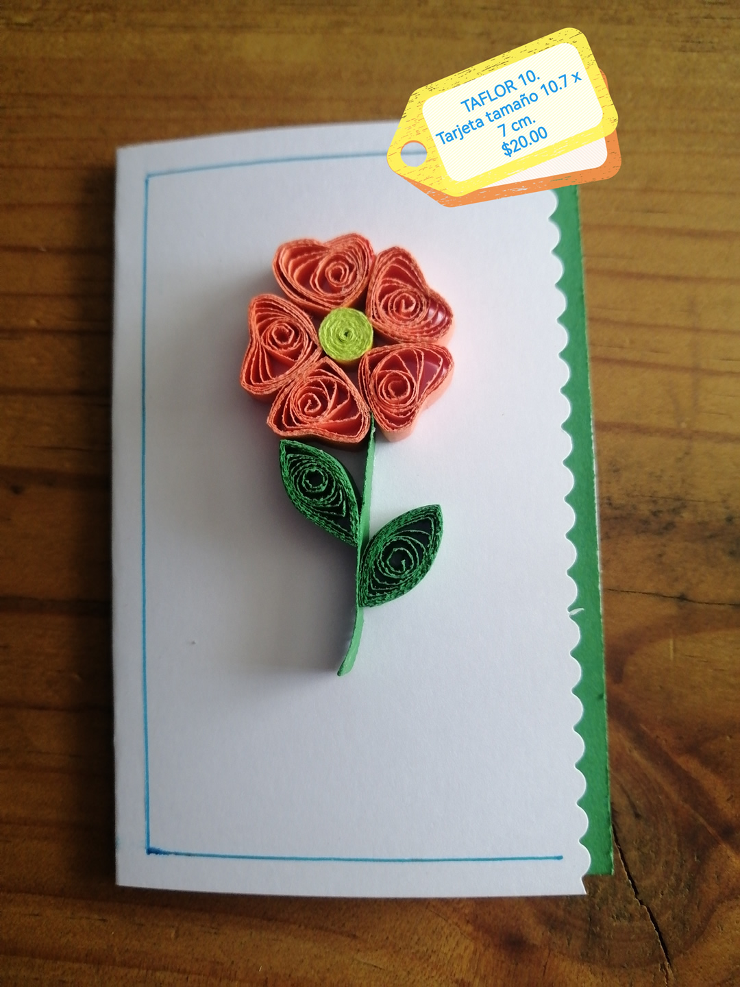 Tarjeta de flores